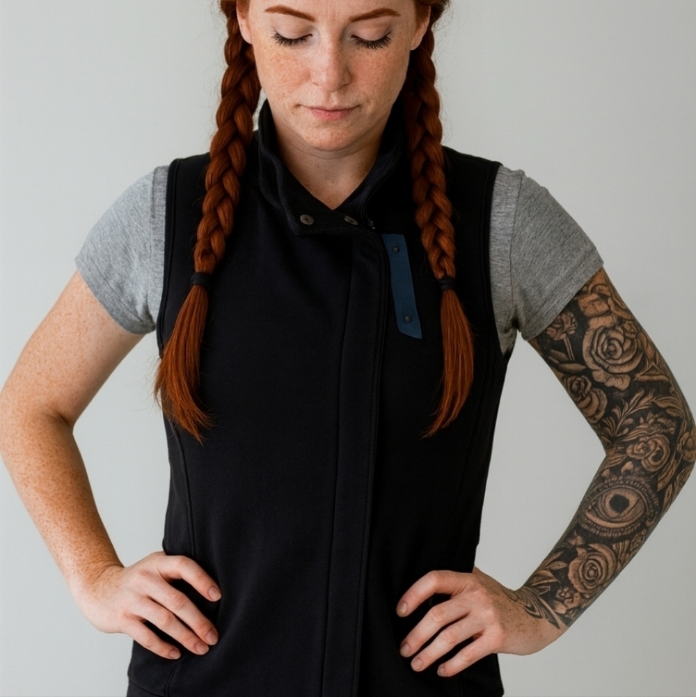 Lululemon Black Fleece Versa Vest Size 6